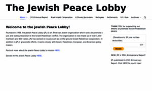 Jewishpeacelobby.org thumbnail