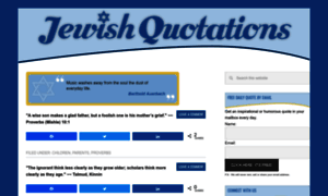 Jewishquotations.com thumbnail