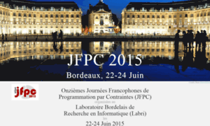 Jfpc2015.labri.fr thumbnail