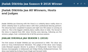 Jhalakdikhhlajaa2016winner.in thumbnail