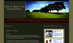 Jhshawfuneralhome.com thumbnail