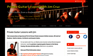 Jimcruzguitarlessons.com thumbnail