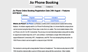 Jio-phone-booking.net thumbnail