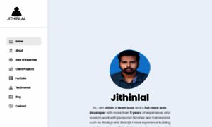 Jithinlal.dev thumbnail