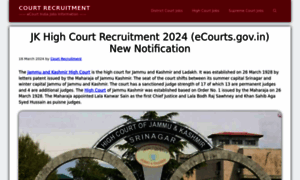 Jkhigh.courtrecruitment.com thumbnail