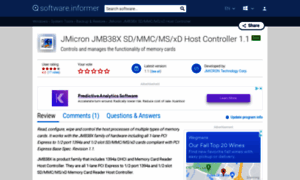 Jmicron-jmb38x-sd-mmc-ms-xd-host-control.software.informer.com thumbnail