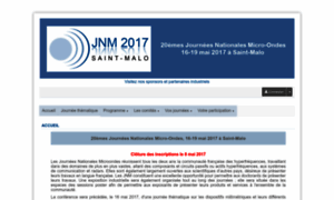 Jnm2017.sciencesconf.org thumbnail