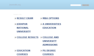 Jnuresults.org thumbnail