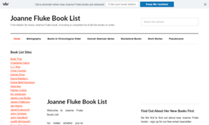 Joanneflukebooklist.com thumbnail