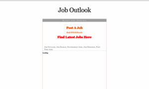 Job-outlook.blogspot.com thumbnail