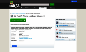Job-portal-php-script-job-board-software.soft32.com thumbnail