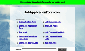Jobapplicationform.com thumbnail
