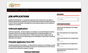 Jobapplicationform.net thumbnail