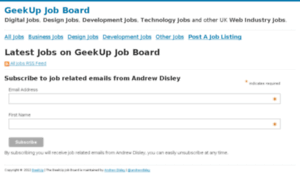 Jobboard.geekup.org thumbnail