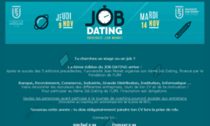 Jobdating.univ-st-etienne.fr thumbnail