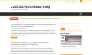 Jobdescriptionsample.org thumbnail
