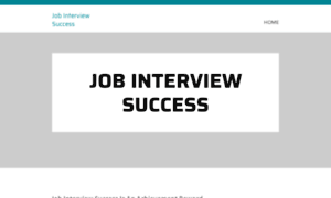 Jobinterviewsuccess.net thumbnail