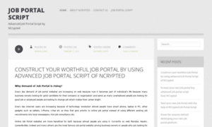 Jobportalsscript.wordpress.com thumbnail