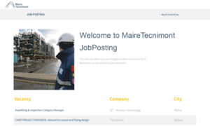 Jobposting.mairetecnimont.it thumbnail