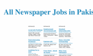 Jobs-newspaperpk.blogspot.com thumbnail