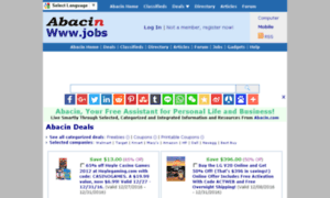 Jobs.abacin.com thumbnail