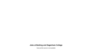 Jobs.barkingdagenhamcollege.ac.uk thumbnail