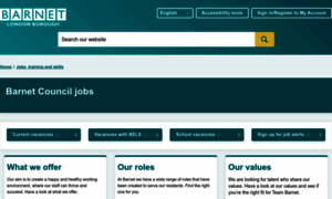 Jobs.barnet.gov.uk thumbnail