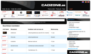 Jobs.cadzone.be thumbnail