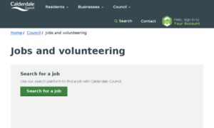 Jobs.calderdale.gov.uk thumbnail