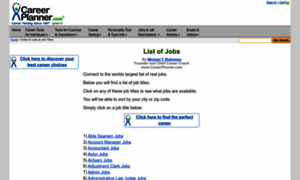 Jobs.careerplanner.com thumbnail
