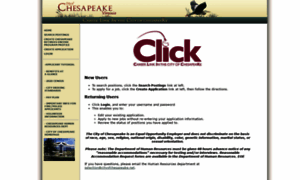 Jobs.cityofchesapeake.net thumbnail