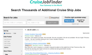 Jobs.cruisejobfinder.com thumbnail