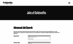 Jobs.gold.ac.uk thumbnail