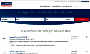 Jobs.kfz-betrieb.de thumbnail