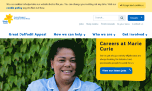 Jobs.mariecurie.org.uk thumbnail