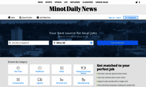 Jobs.minotdailynews.com thumbnail