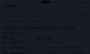 Jobs.newcastle.gov.uk thumbnail