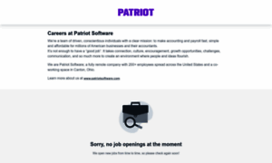 Jobs.patriotsoftware.com thumbnail