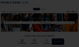 Jobs.physicstoday.org thumbnail