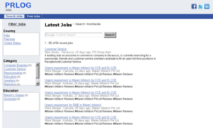 Jobs.prlog.org thumbnail