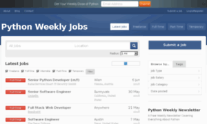 Jobs.pythonweekly.com thumbnail