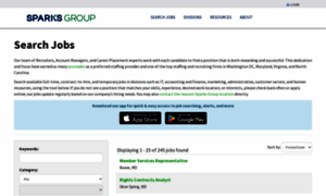 Jobs.sparksgroupinc.com thumbnail
