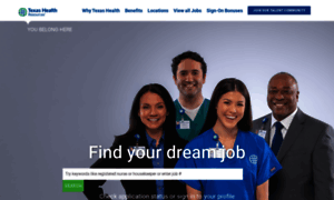 Jobs.texashealth.org thumbnail