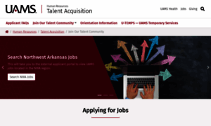 Jobs.uams.edu thumbnail