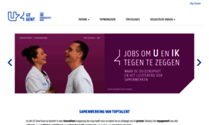 Jobs.uzgent.be thumbnail