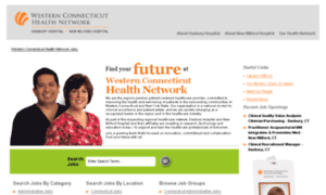 Jobs.westernconnecticuthealthnetwork.org thumbnail