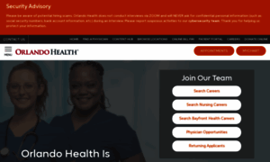 Jobsatorlandohealth.com thumbnail