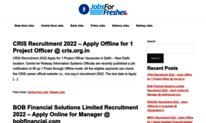 Jobsforfresher.in thumbnail