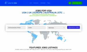 Jobsforvisa.com thumbnail