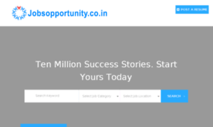 Jobsopportunity.co.in thumbnail